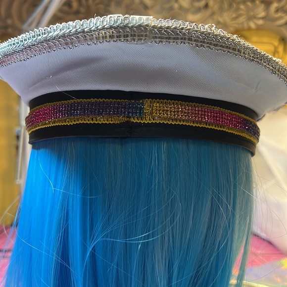 Rainbows and Flowers Rave Hat - Picture 15 of 16